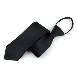  [MAESIO] GNA4143 Pre-Tied Neckties 7cm _ Mens ties for interview, Zipper tie, Suit, Classic Business Casual Necktie